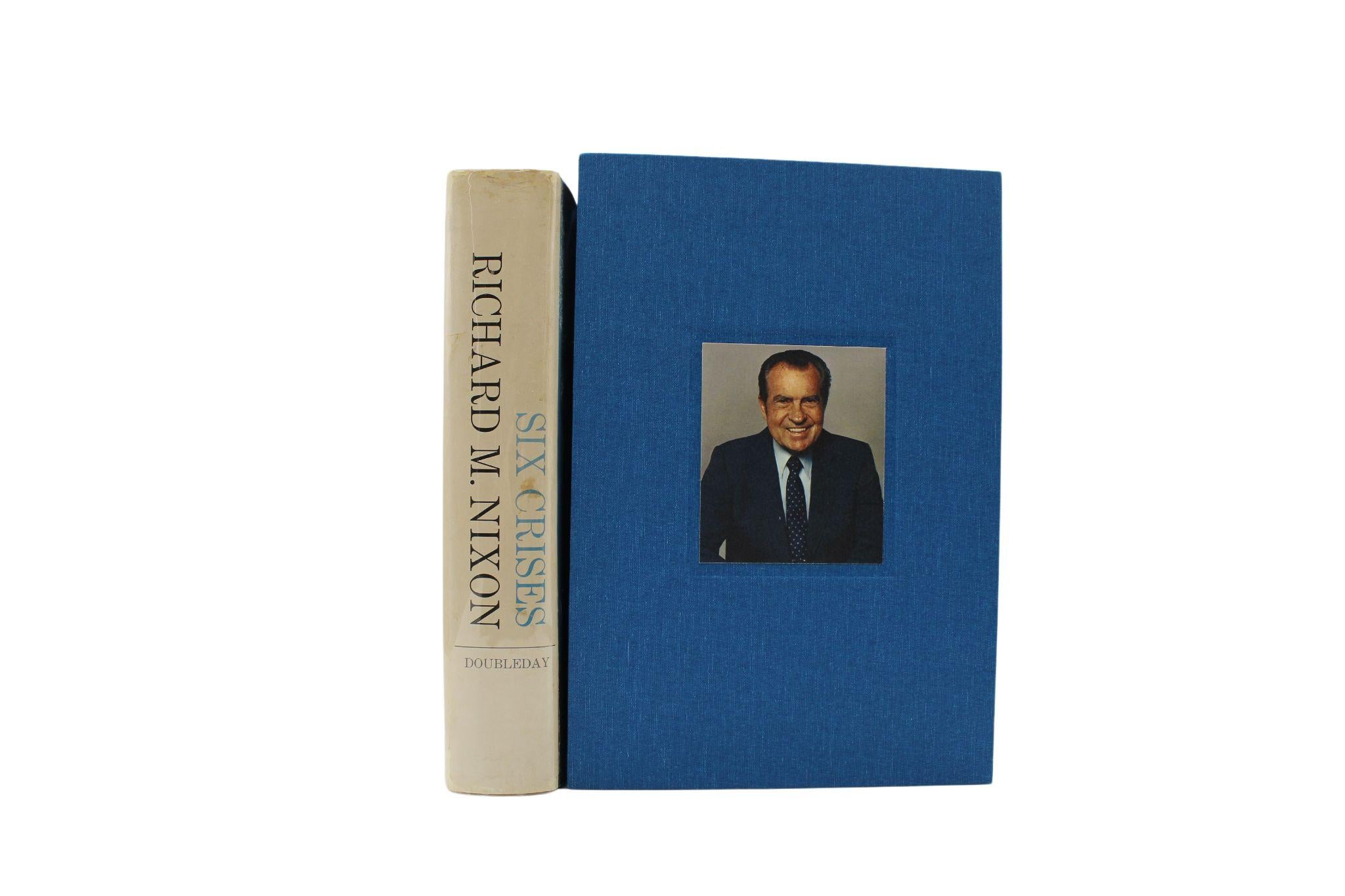 Six Crises, Signed by Richard Nixon, First Edition, 1962 In Good Condition For Sale In Colorado Springs, CO