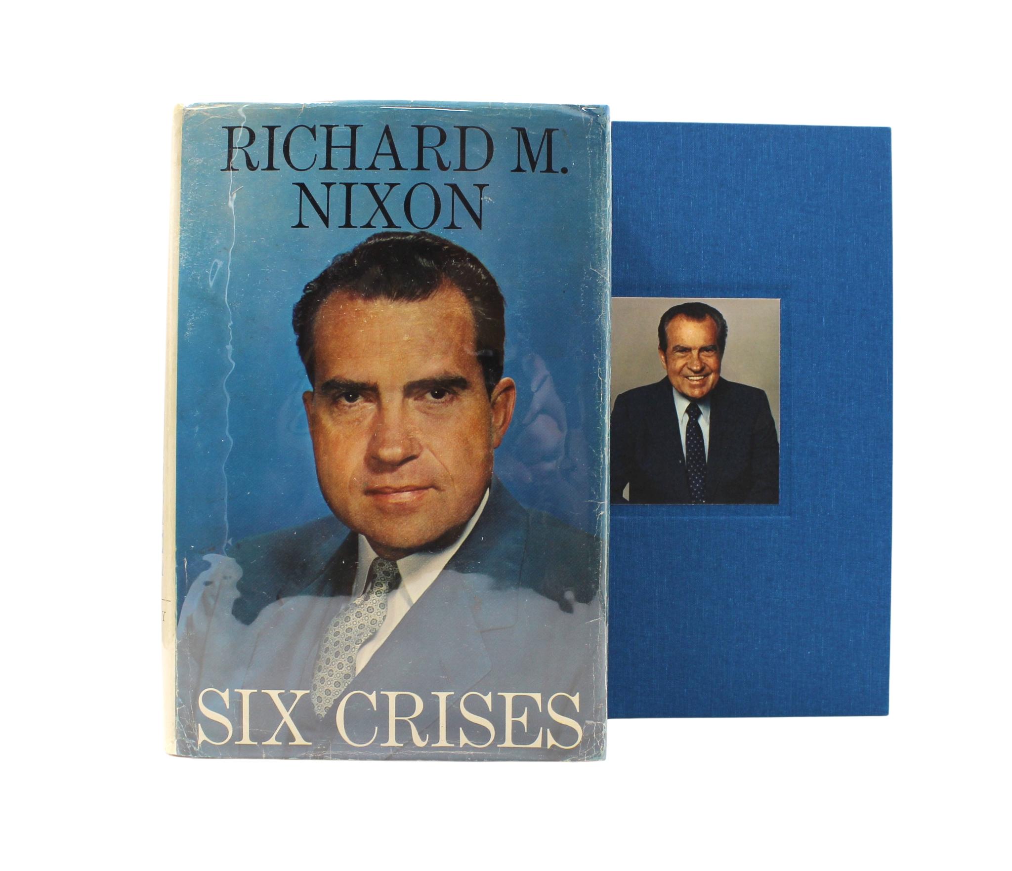 Milieu du XXe siècle Six Crises, signé par Richard Nixon, première édition, 1962 en vente