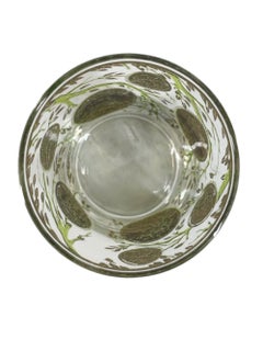 Six Culver LTD Rocks Glasses in the Gold Version of the Midas Pattern