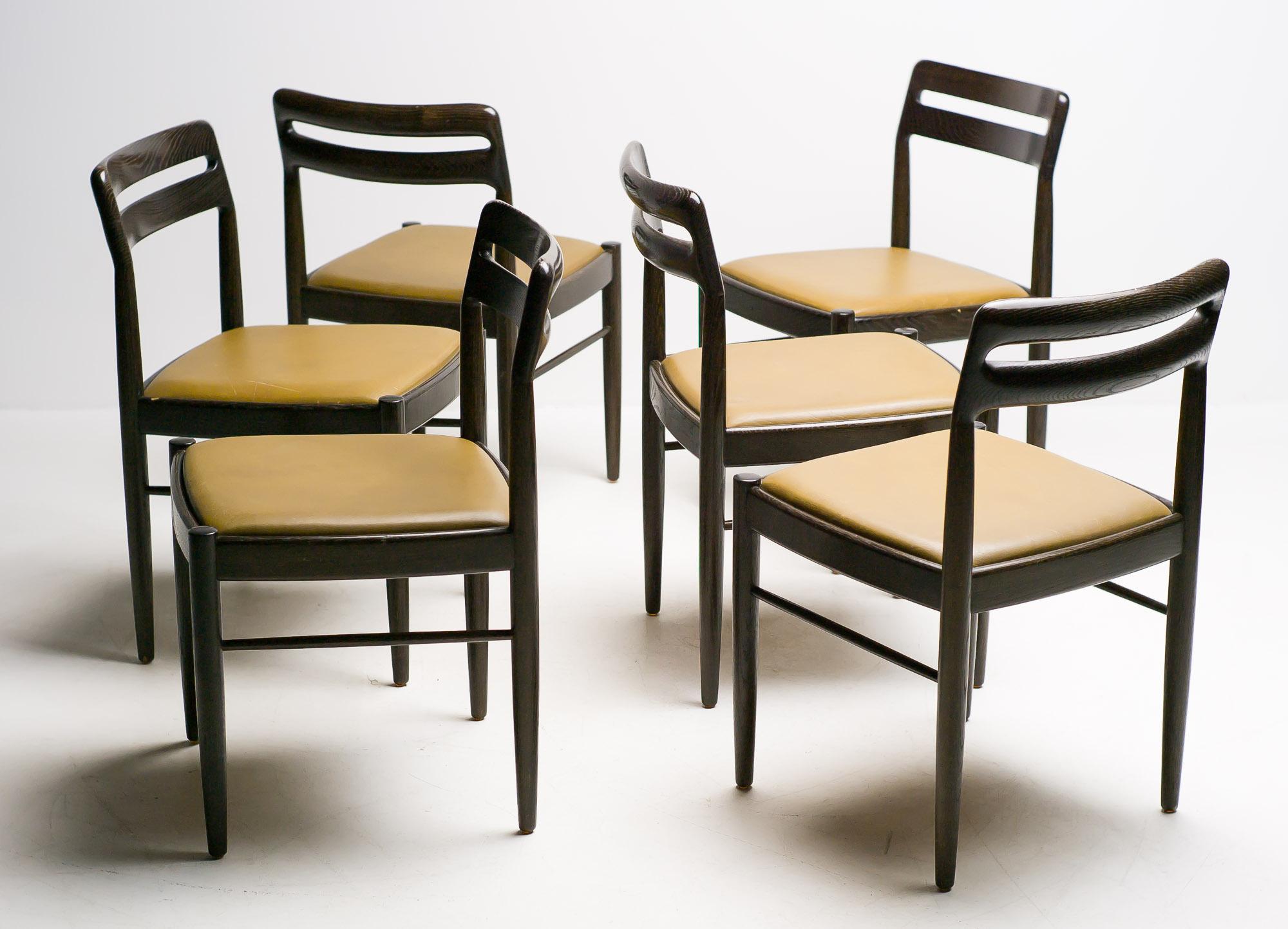 Six Danish Dining Chairs by H.W. Klein for Bramin Møbler 1