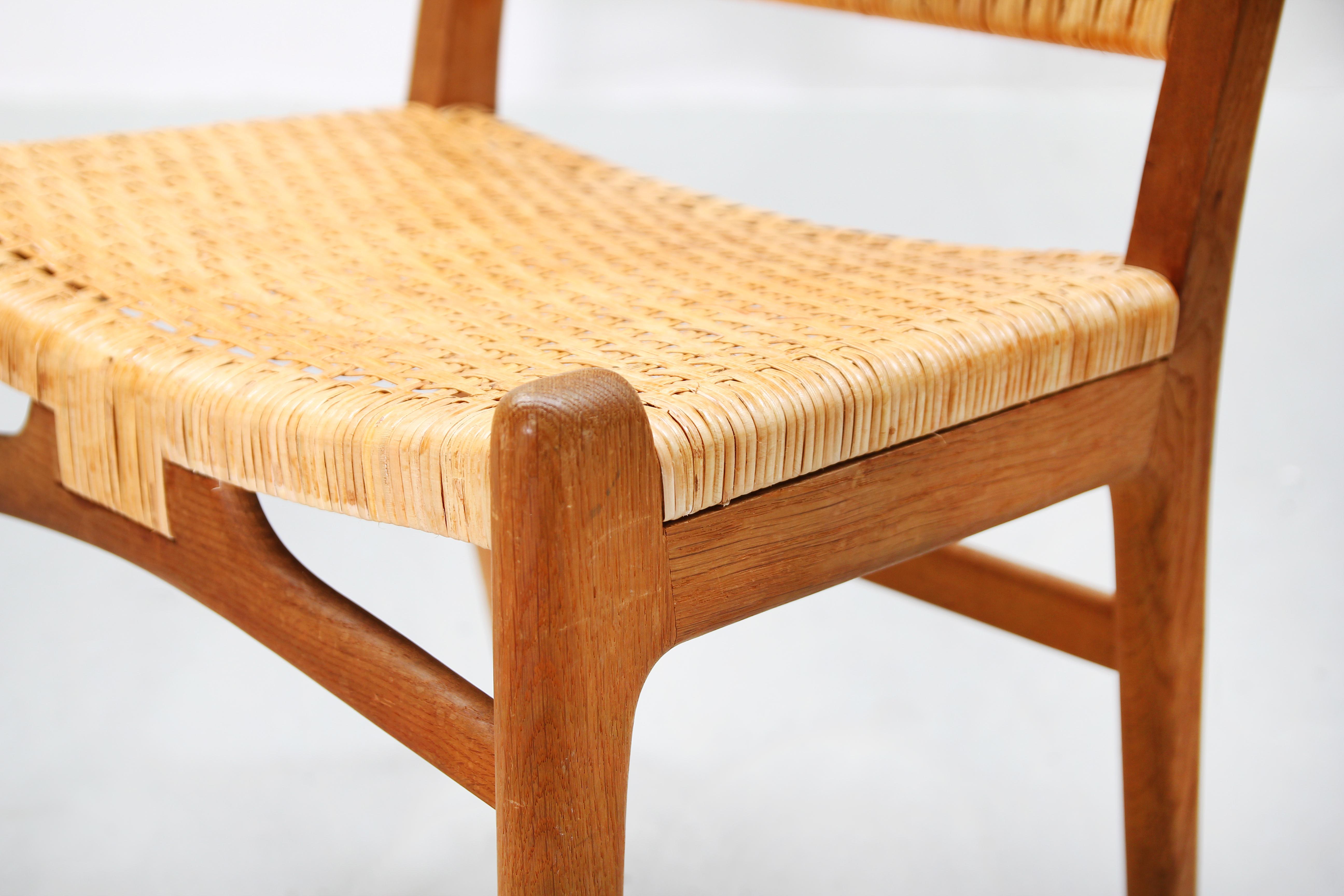 Six Danish Dining Chairs CH 31 by Hans Wegner for Carl Hansen in Oak, Denmark 3