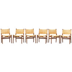 Six Danish Dining Chairs CH 31 by Hans Wegner for Carl Hansen in Oak, Denmark