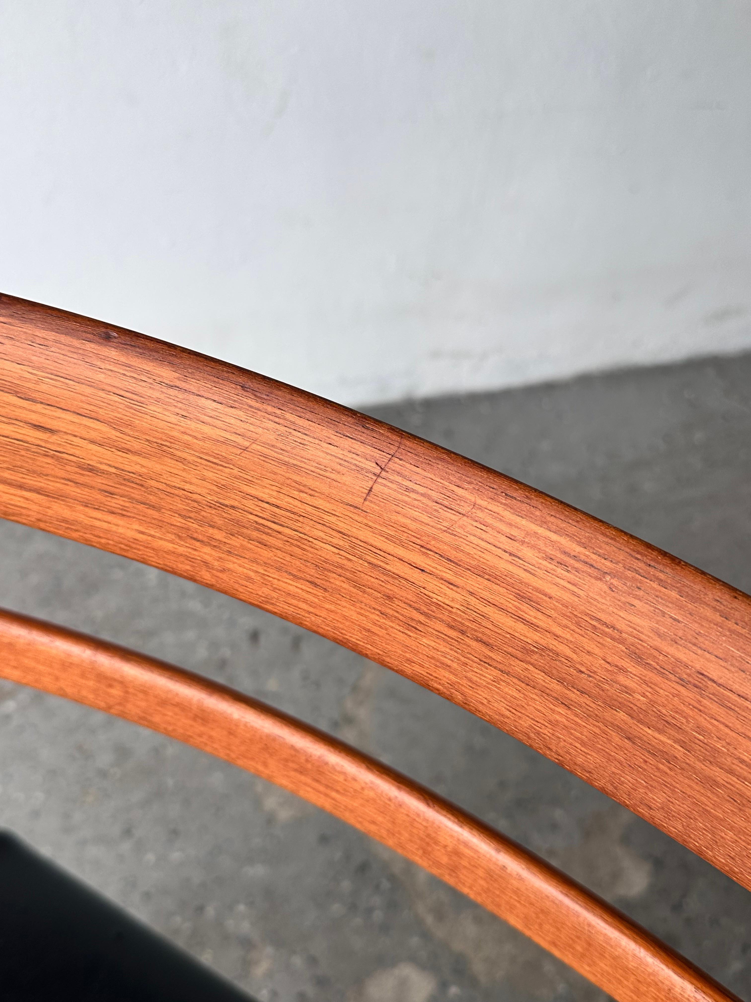 Six Danish Mid-Century Modern Teak Dining Chairs by Gustav Bahus Alf Aarseth im Angebot 8
