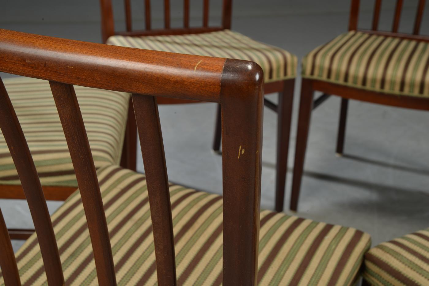 Mid-20th Century Six Danish Modern Dining Chairs