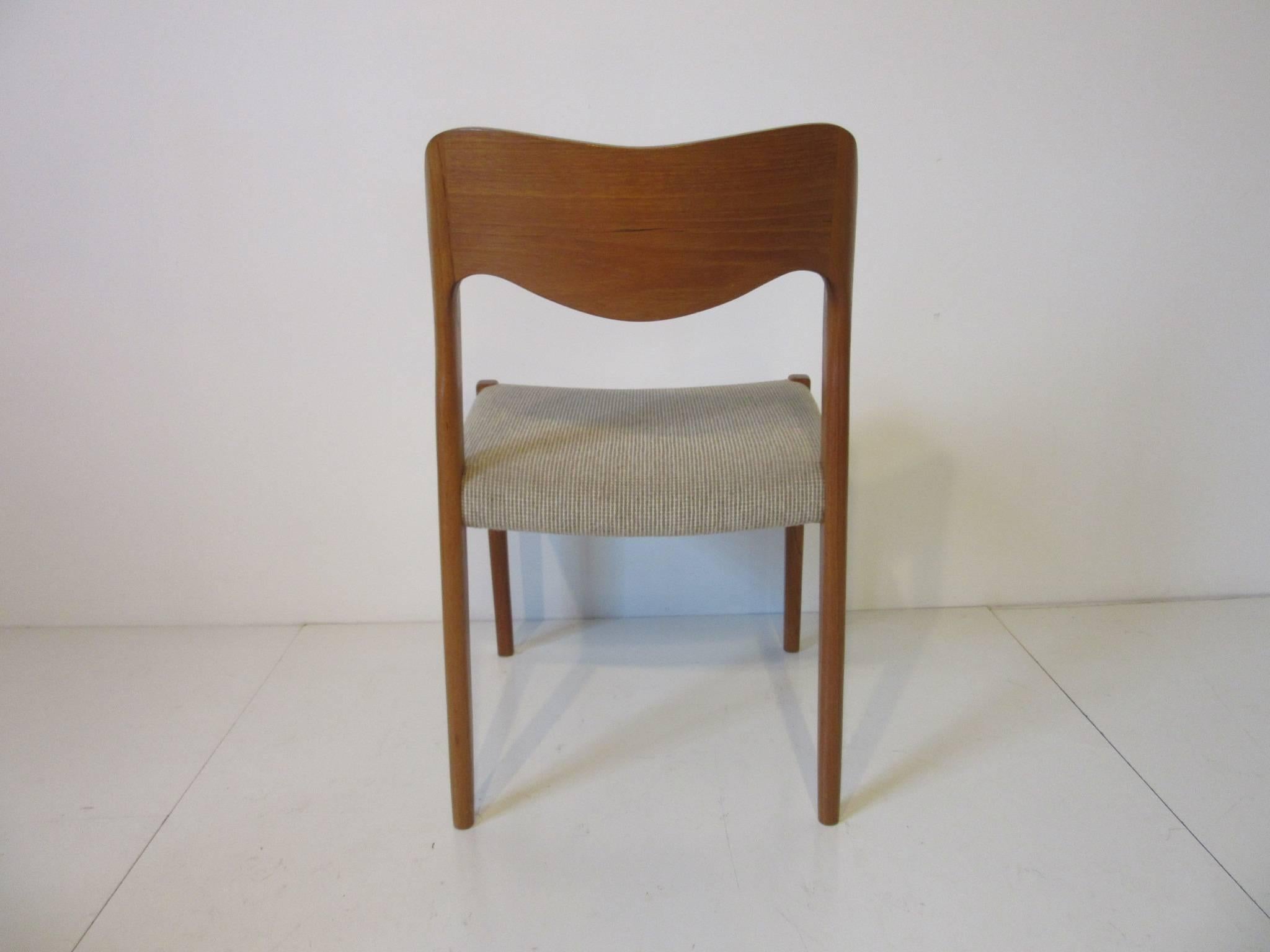 Six Danish Teak Dining Chairs by Niels Otto Moller for J.L. Moller 4