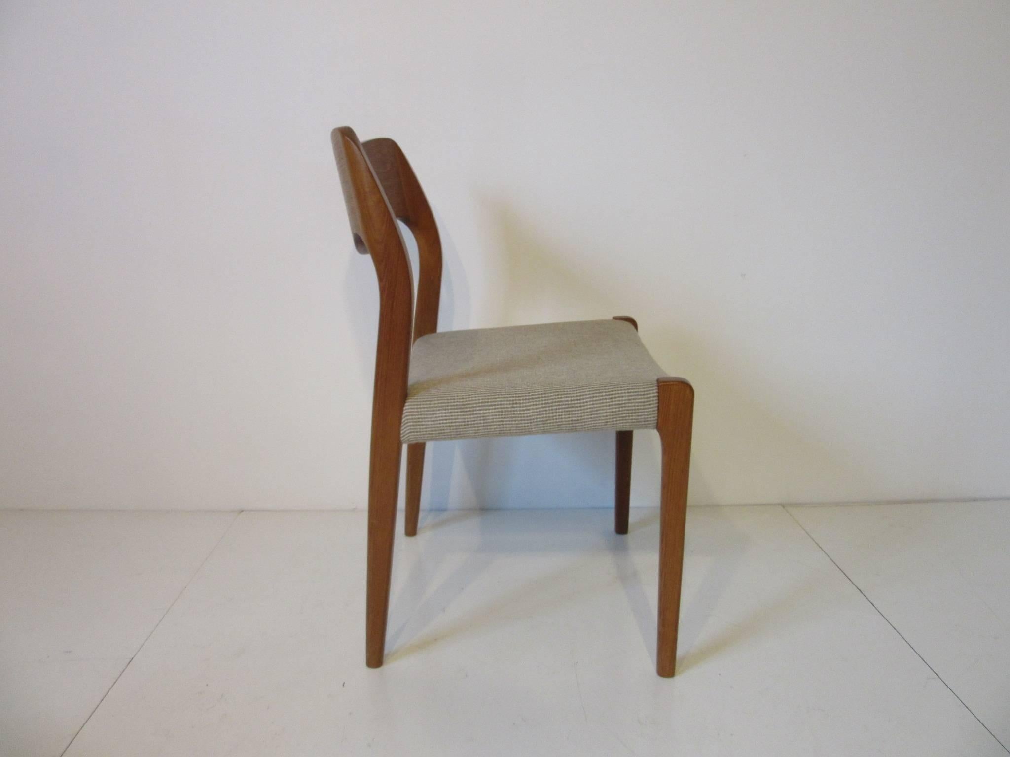 Six Danish Teak Dining Chairs by Niels Otto Moller for J.L. Moller 3