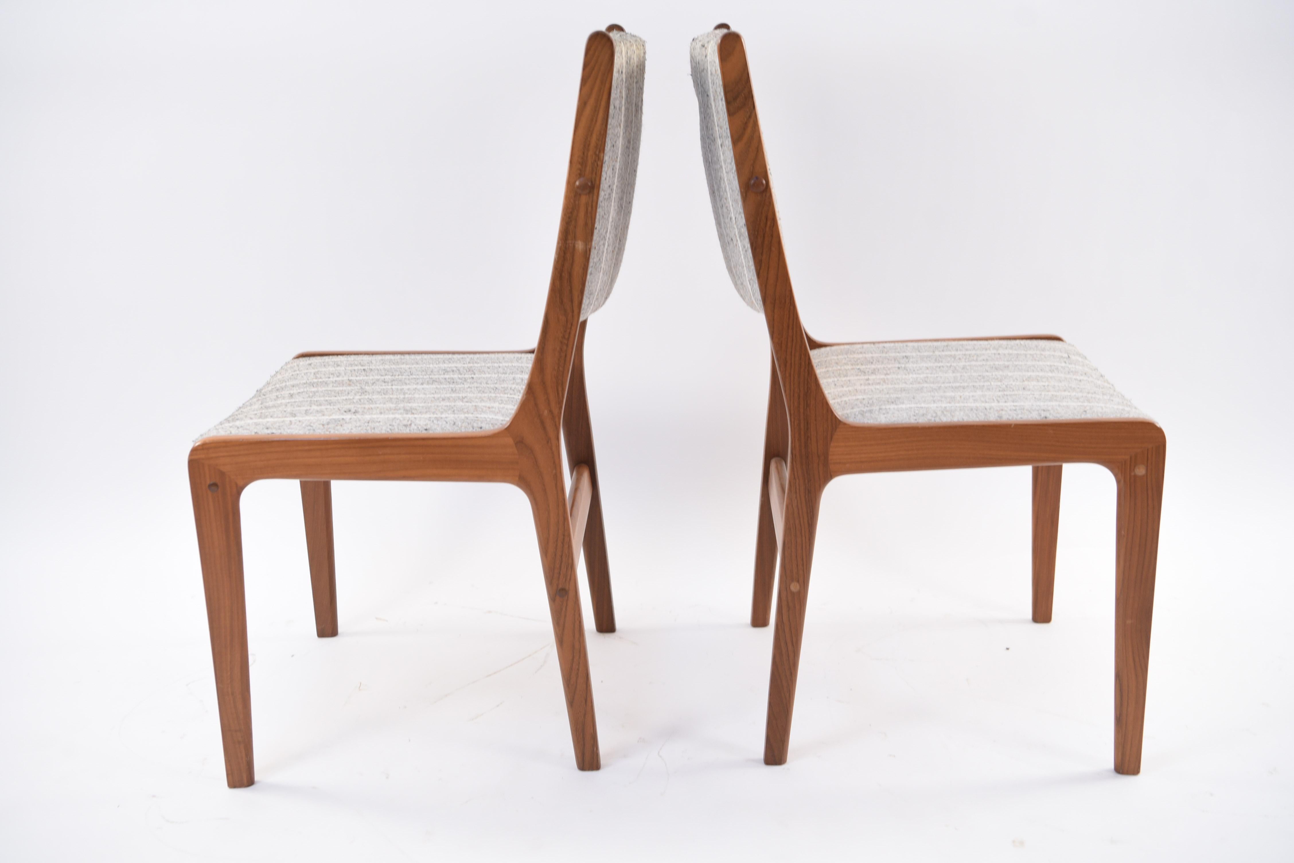 Six Danish Teak Model 7701 Farstrup Dining Chairs by Sax 10