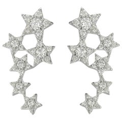 Six-Diamond Sisters Stud Earrings