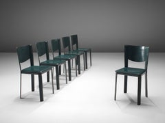 Six Dining Chairs by Grazzi and Bianchi for Enrico Pellizzoni