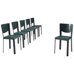 Six Dining Chairs by Grazzi and Bianchi for Enrico Pellizzoni