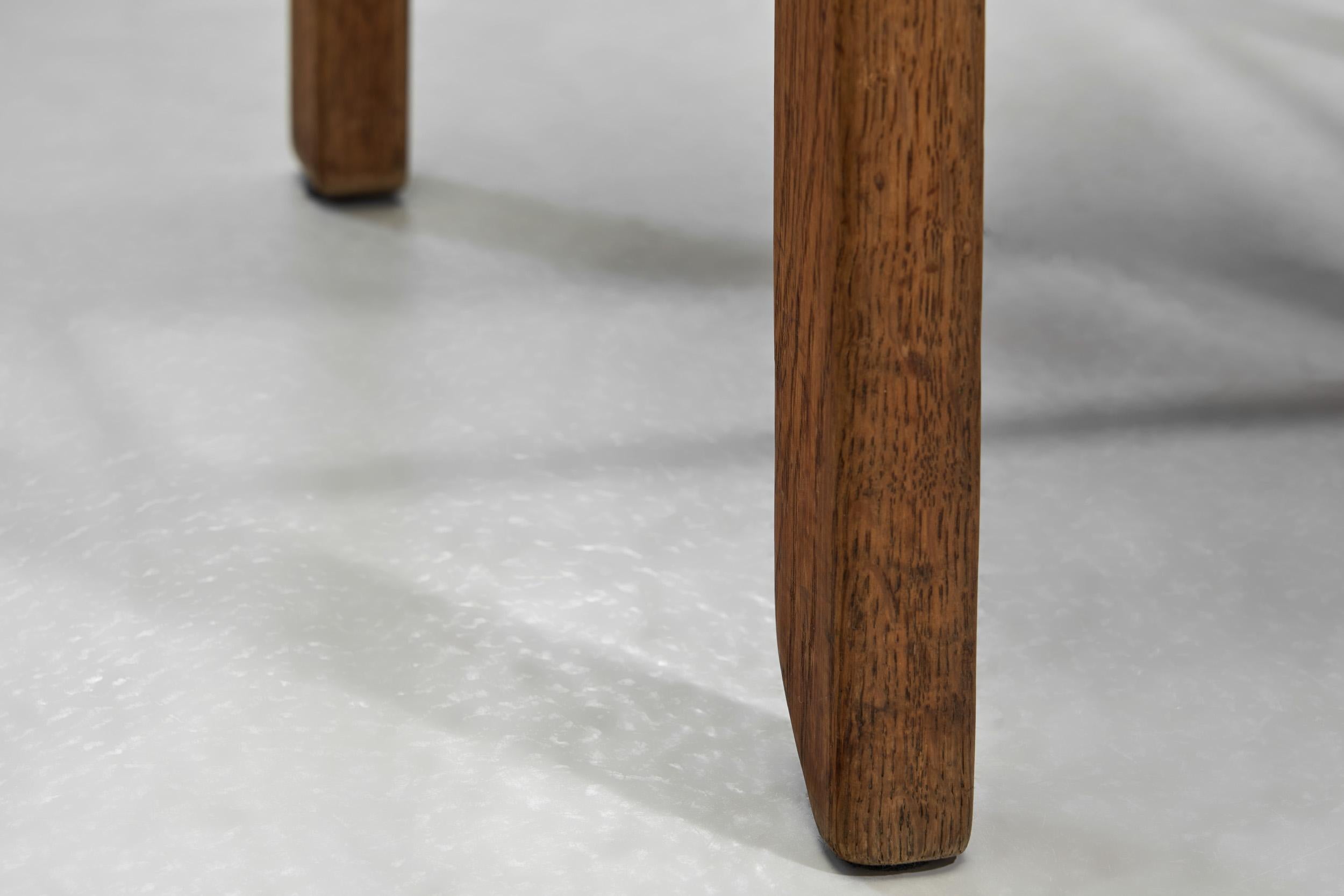 Six Dining Chairs by Guillerme et Chambron for Votre Maison, France circa 1960s For Sale 11