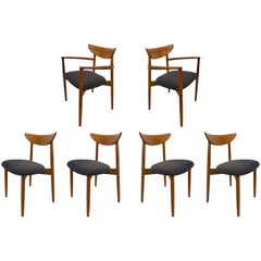 Six Dining Chairs by Harry Ostergaard for Randers Mobelfabrik, Denmark 1960s
