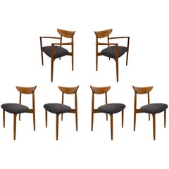 Six Dining Chairs by Harry Ostergaard for Randers Mobelfabrik, Denmark 1960s