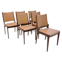 Six Dining Chairs by Johannes Andersen, Danish Design, 1960s