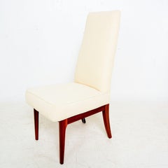 1950s Walnut Dining Chairs Set of Six Maurice Bailey Monteverdi & Young Cal Mode