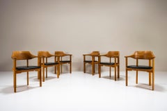 Six Dining Chairs in Beech by Ansager Möbler, Denmark 1960s