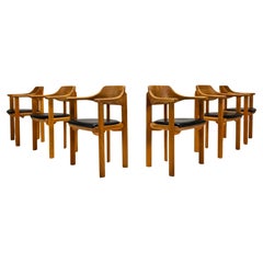 Six Dining Chairs in Beech by Ansager Möbler, Denmark 1960s
