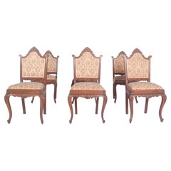 Six Dining Chairs in Louis XV Style