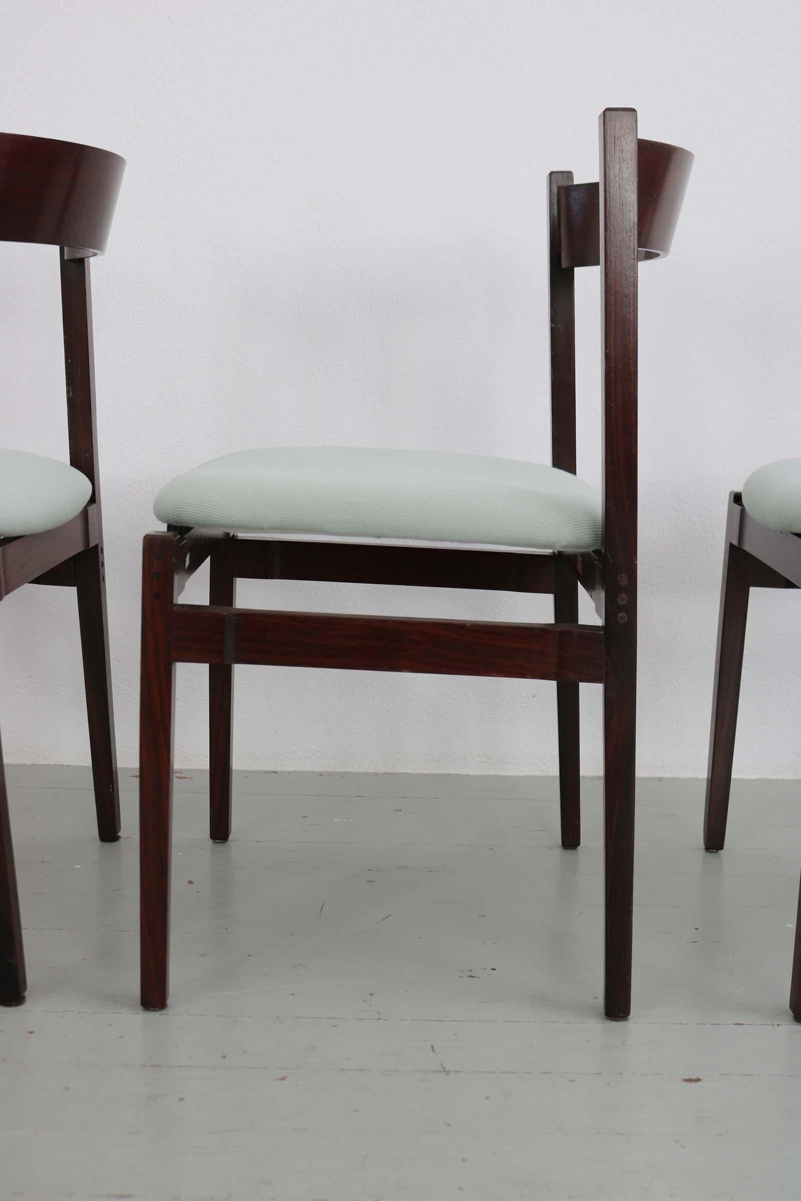 Satz von 6 Esszimmerstühlen „Modell 101“, entworfen von Gianfranco Frattini im Angebot 7