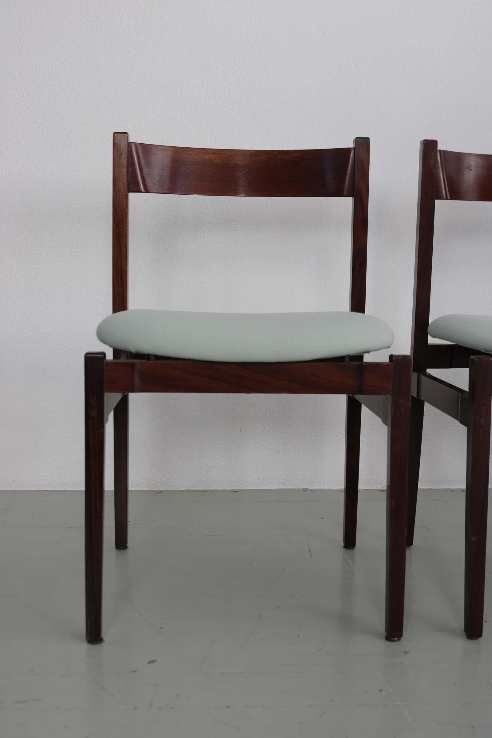 Satz von 6 Esszimmerstühlen „Modell 101“, entworfen von Gianfranco Frattini im Angebot 8