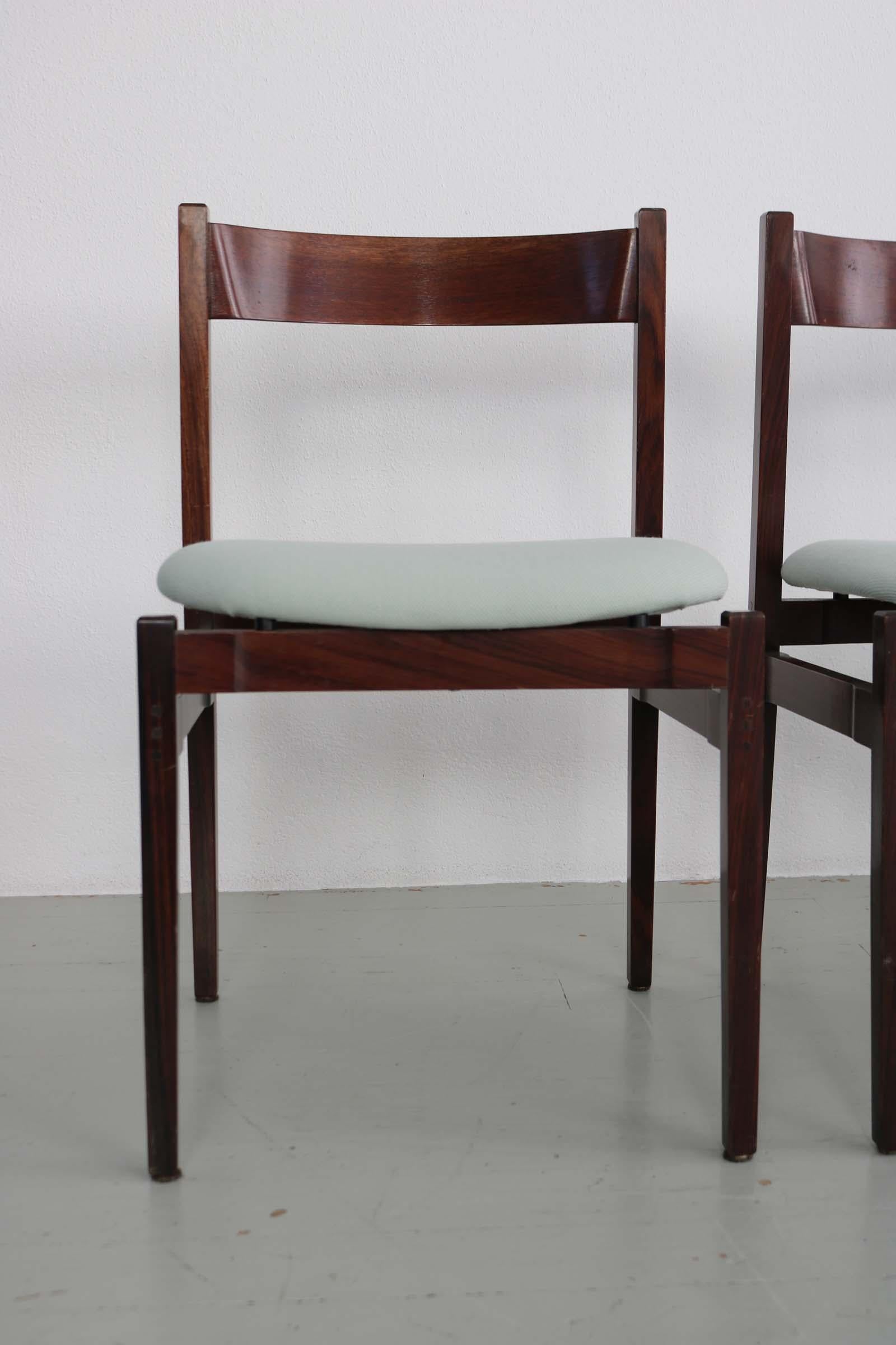 Satz von 6 Esszimmerstühlen „Modell 101“, entworfen von Gianfranco Frattini im Angebot 9