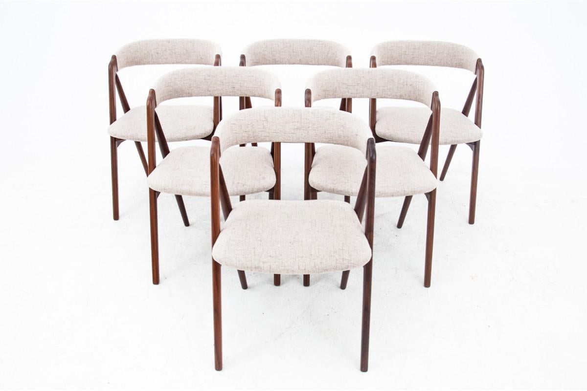 Six Dining Chairs, Th. Harlev for Farstrup Mobler, Denmark, 1950s 4