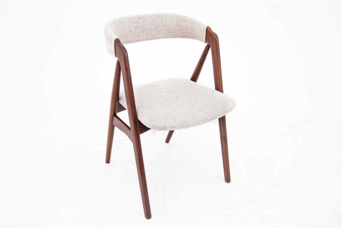 Danish Six Dining Chairs, Th. Harlev for Farstrup Mobler, Denmark, 1950s