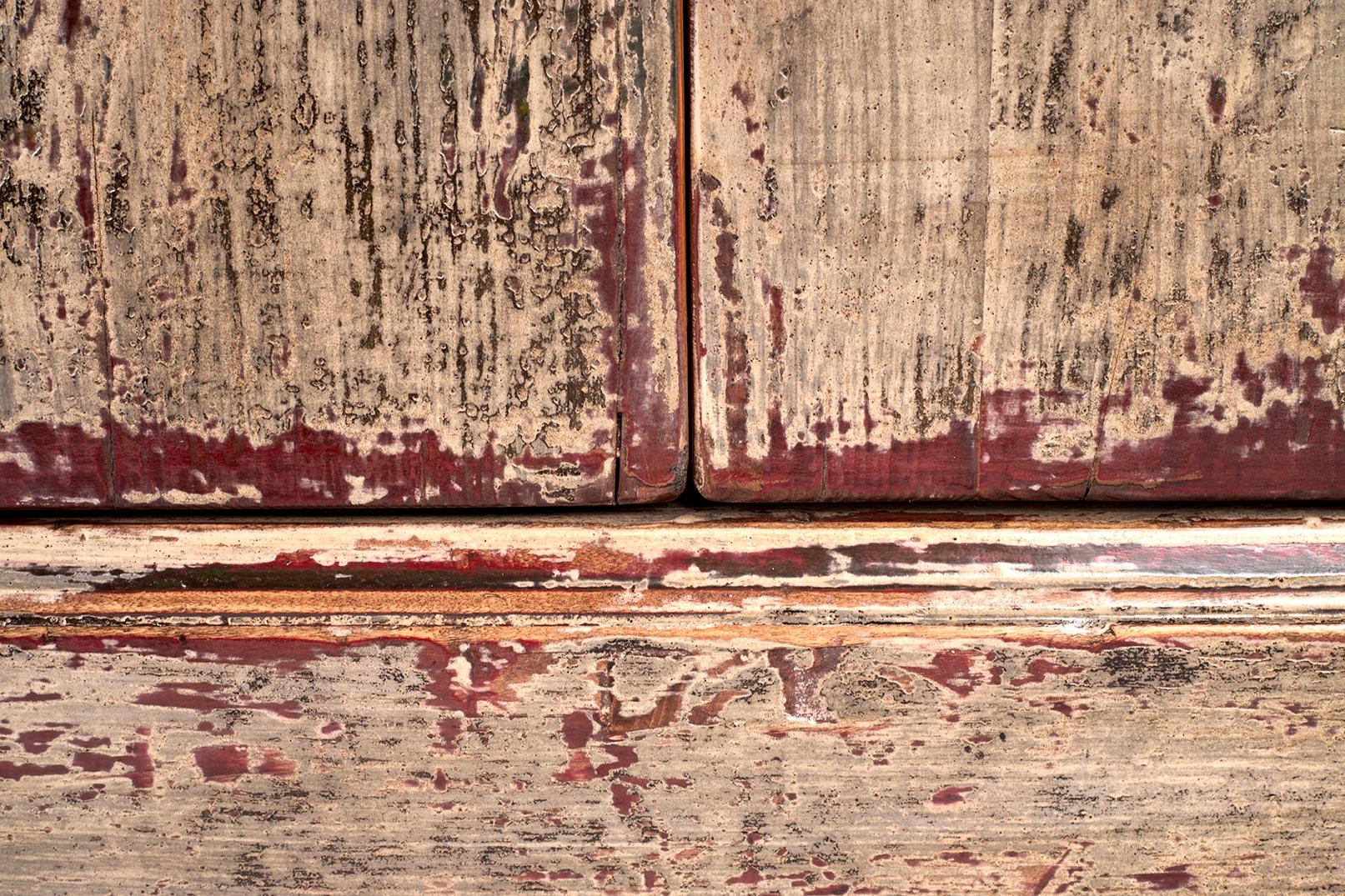 Legno Server a sei ante in vernice laccata patinata in vendita