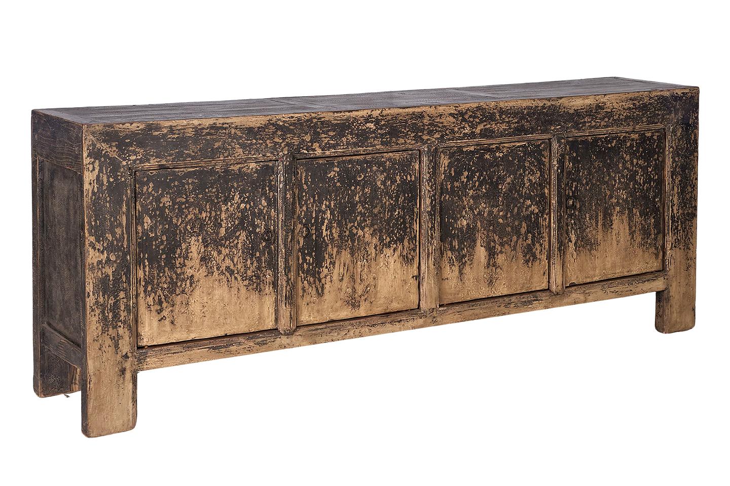 Six Door Server in Original Paint Patina In Good Condition In Dallas, TX