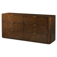 Six Drawer Art Deco Style Dresser