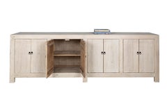 Eight Door Bleached Elm Server
