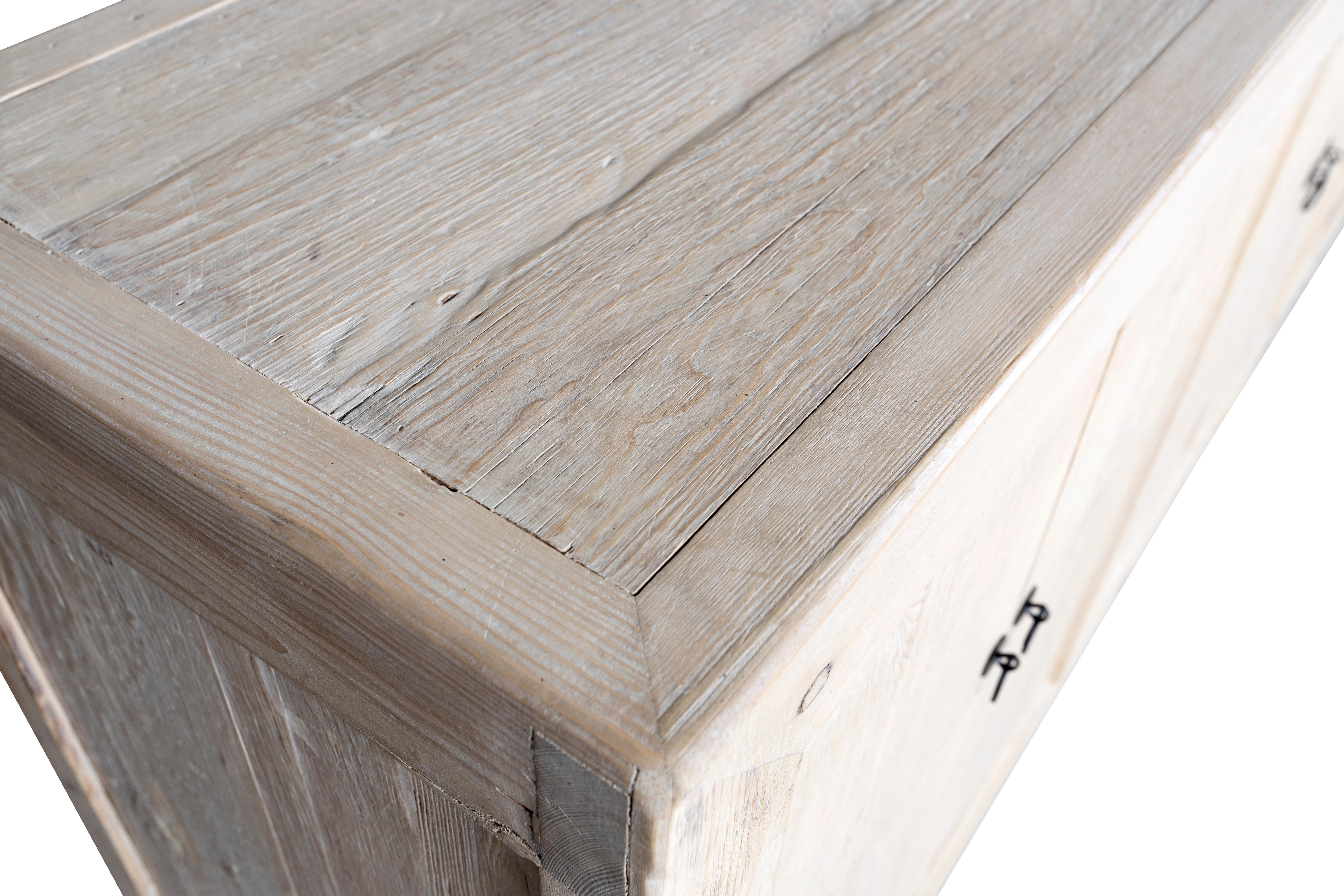 European Eight Door Bleached Elm Server