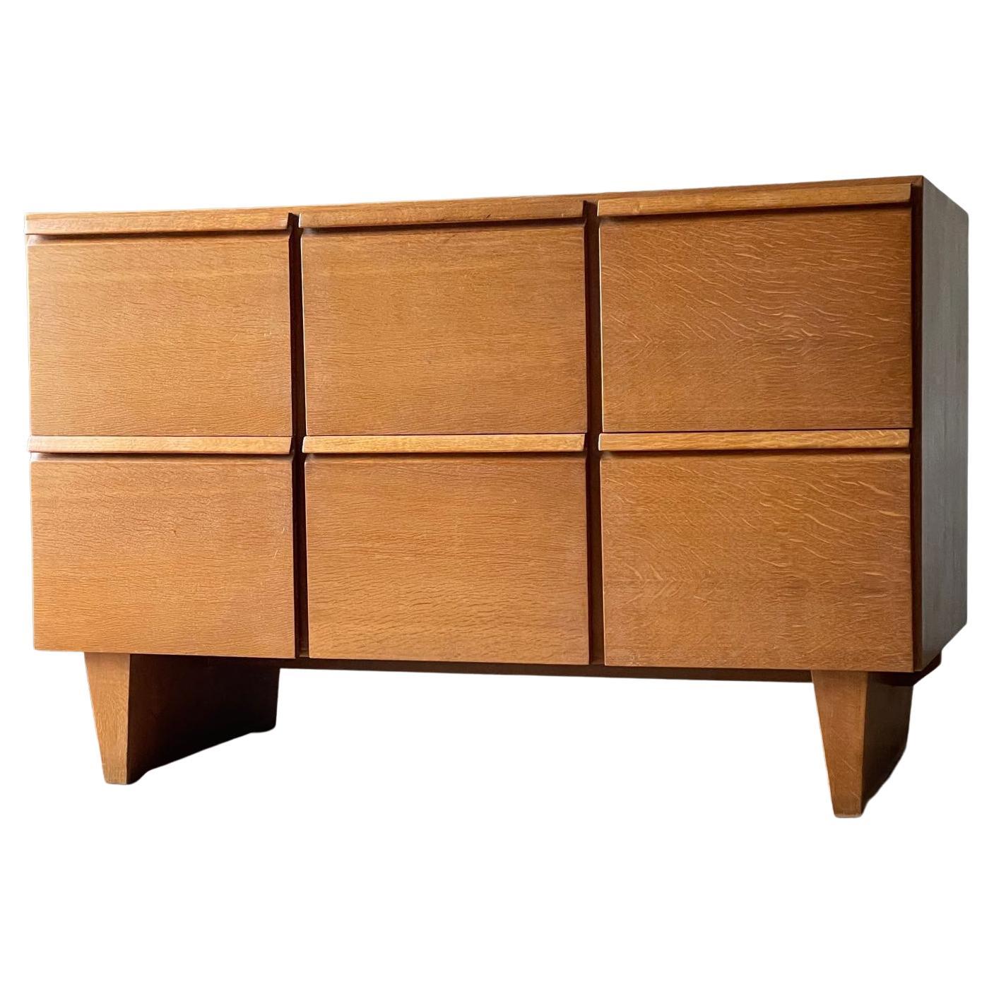 A Bright Pink Lacquered Six Drawer Commode at 1stDibs