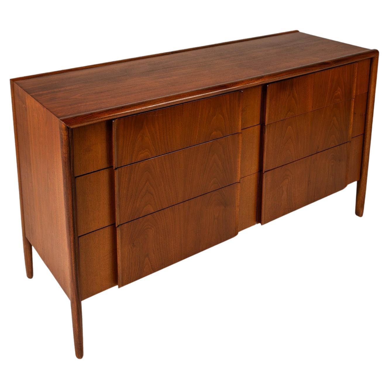 Six-Drawer Dresser by Barney Flagg for Drexel's Parallel Line, USA, c.  1960's