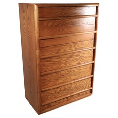 Six Drawer High Boy Gentleman's Chest by Robsjohn, Gibbings for Widdicomb