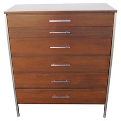 Six-Drawer Walnut Dresser by Paul McCobb for Calvin Furniture