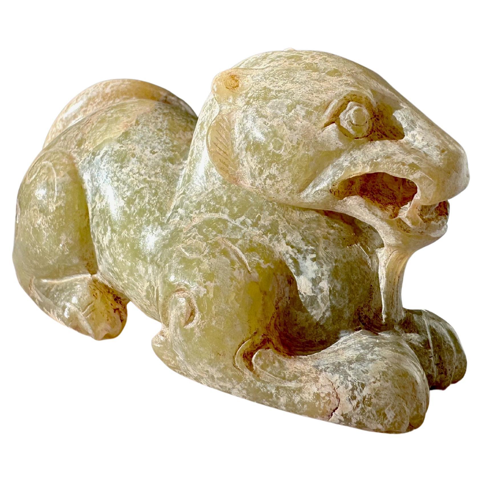 Six Dynasties Jade Mythological Beast