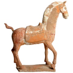 Sechs Dynastie-Periode Figur eines Pferdes