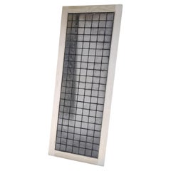 Six Early 20th Century Large Textured Glass Windows in the style of   Luxfer