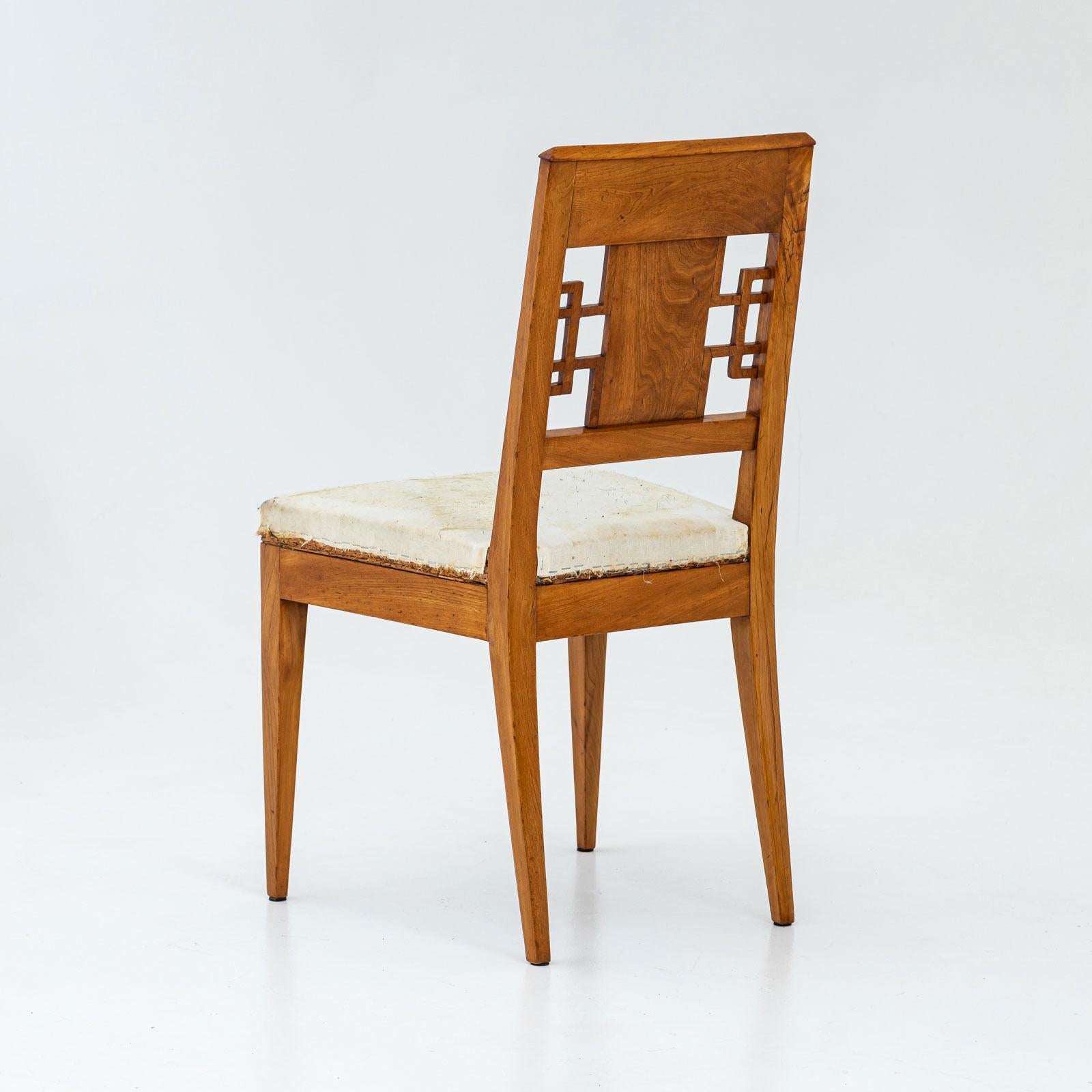 Début du XIXe siècle Six chaises d'appoint Biedermeier, Allemagne vers 1810 en vente