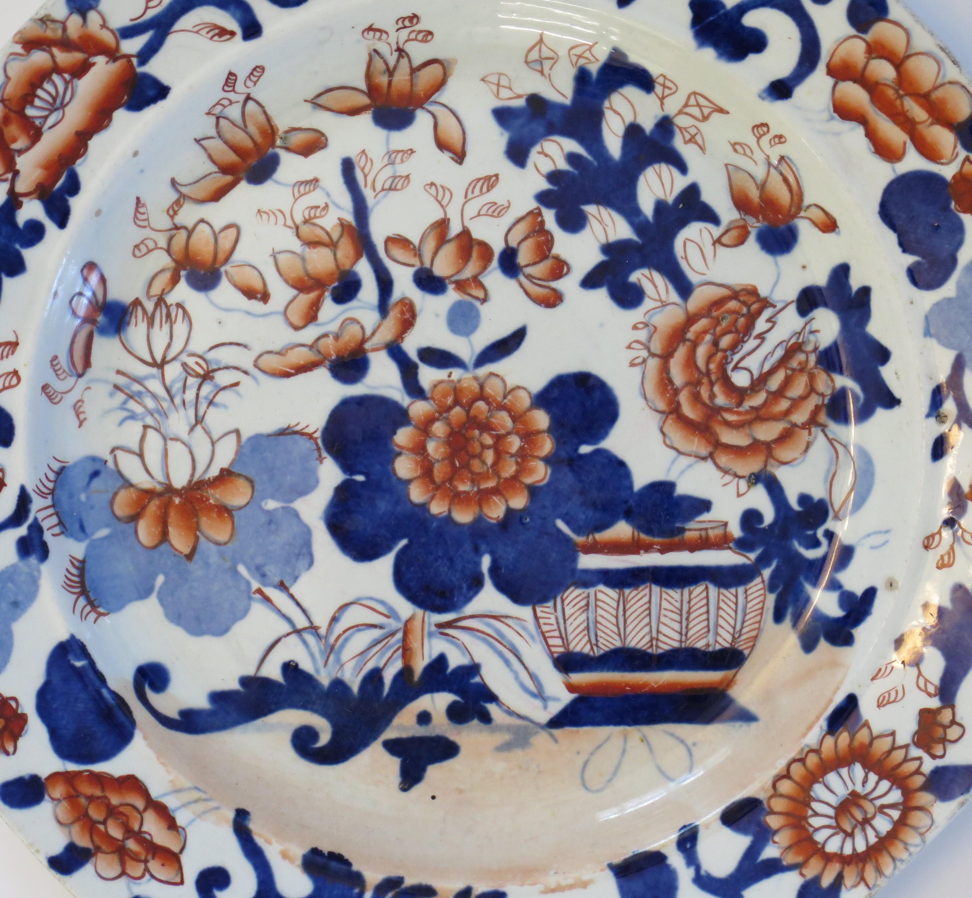 Chinoiserie Six Early Masons Ironstone Dinner Plates Harlequin Set Some Rare, circa 1818 For Sale
