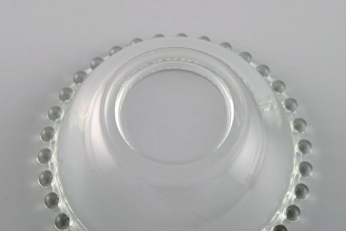 Six Finger Bowls in Clear Art Glass, France, Mid-20th Century For Sale 2