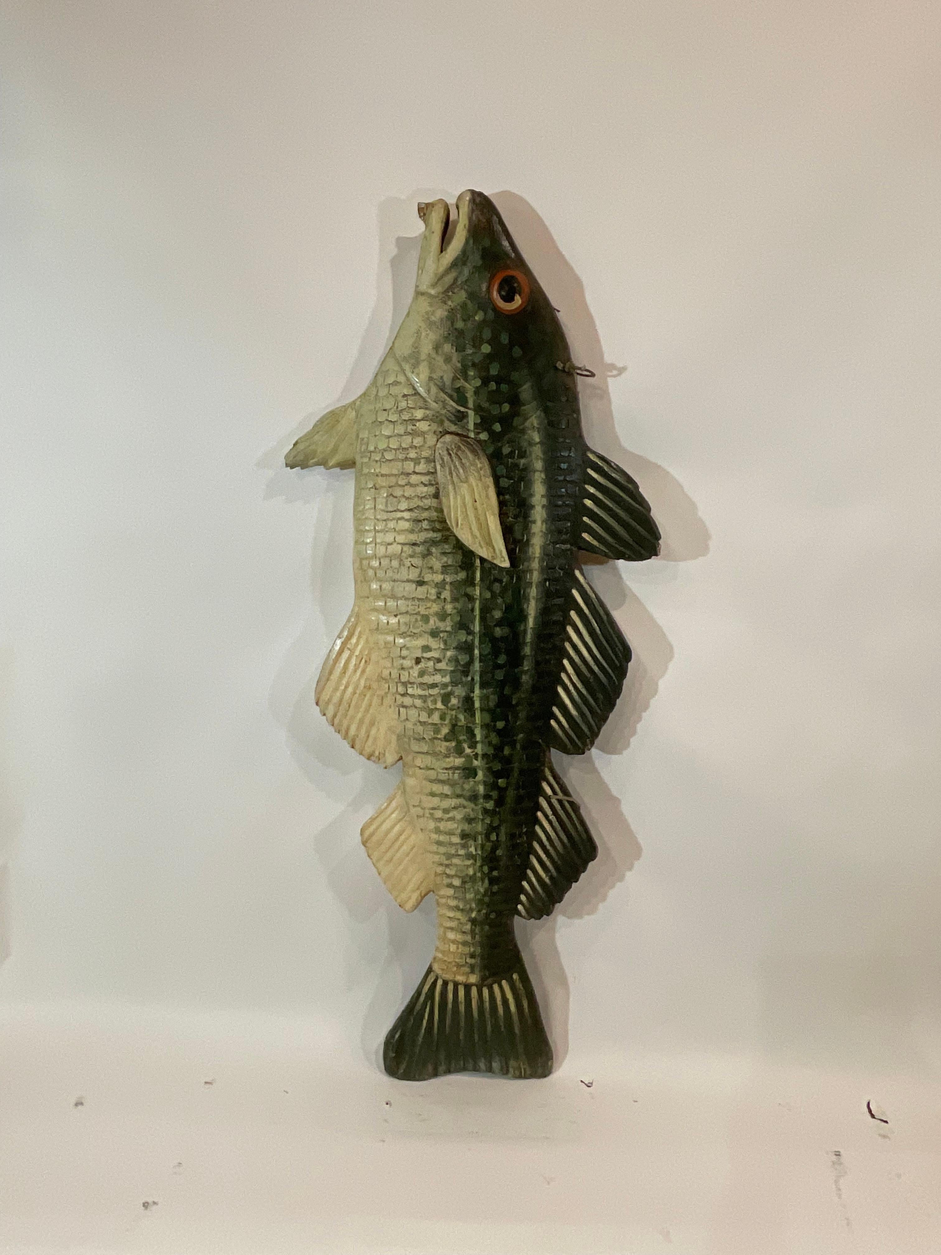 Six Foot Carved Fish from England For Sale 3