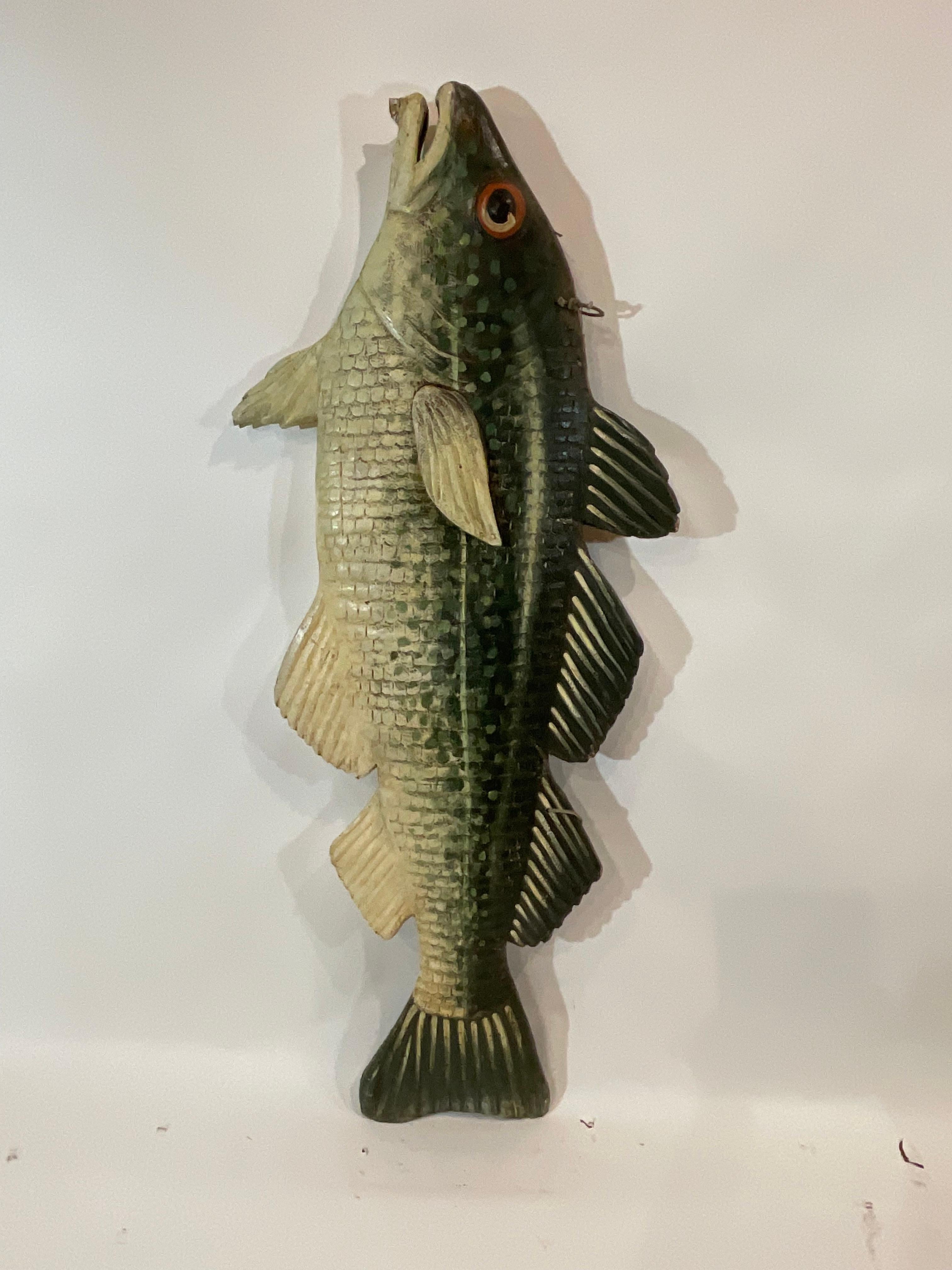 Six Foot Carved Fish from England For Sale 6