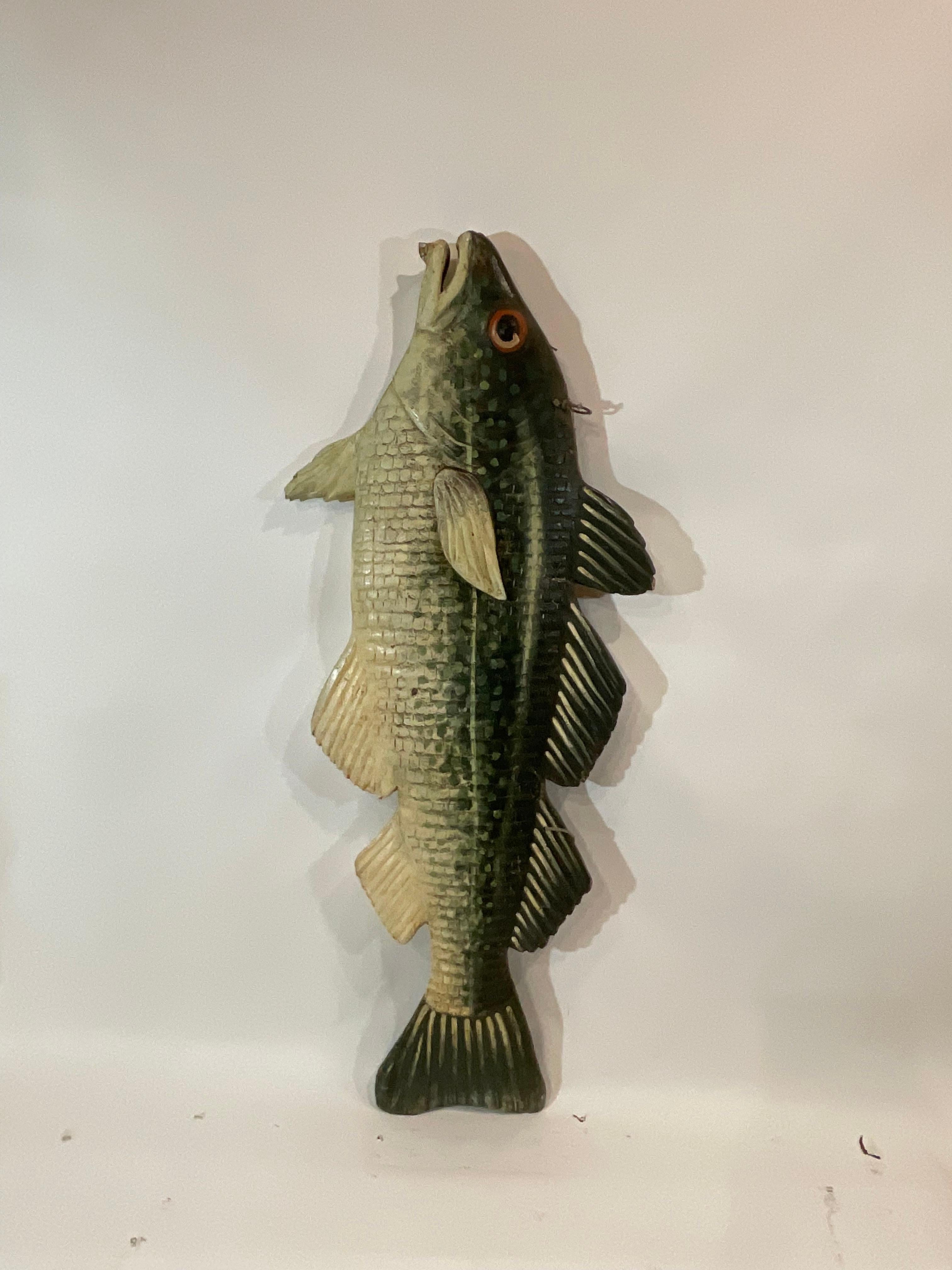 Six Foot Carved Fish from England For Sale 2