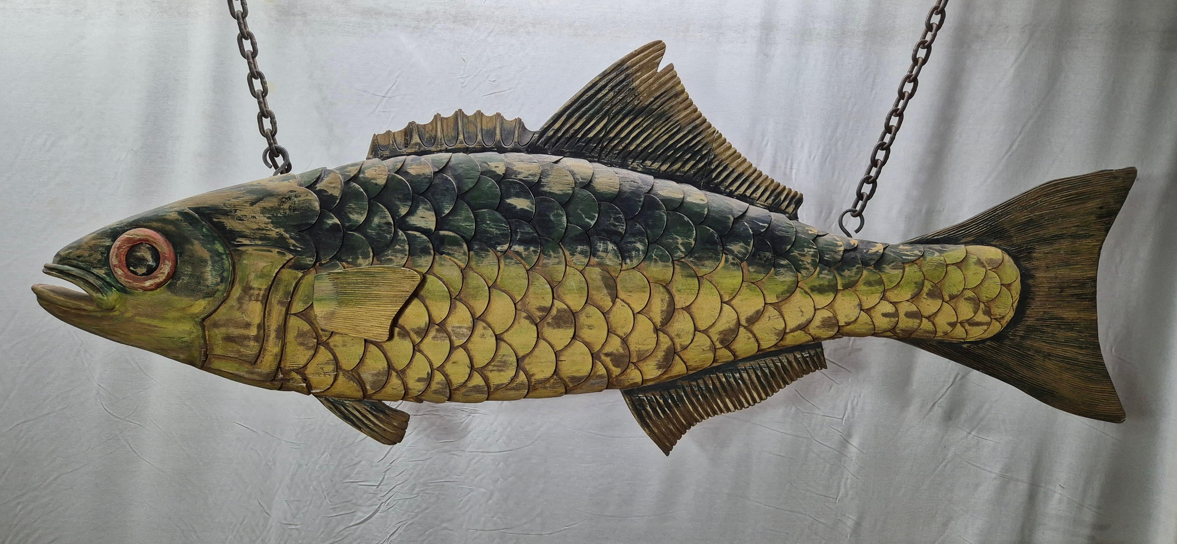 Cartel comercial de seis pies del mercado de pescado de Menemsha en venta 10