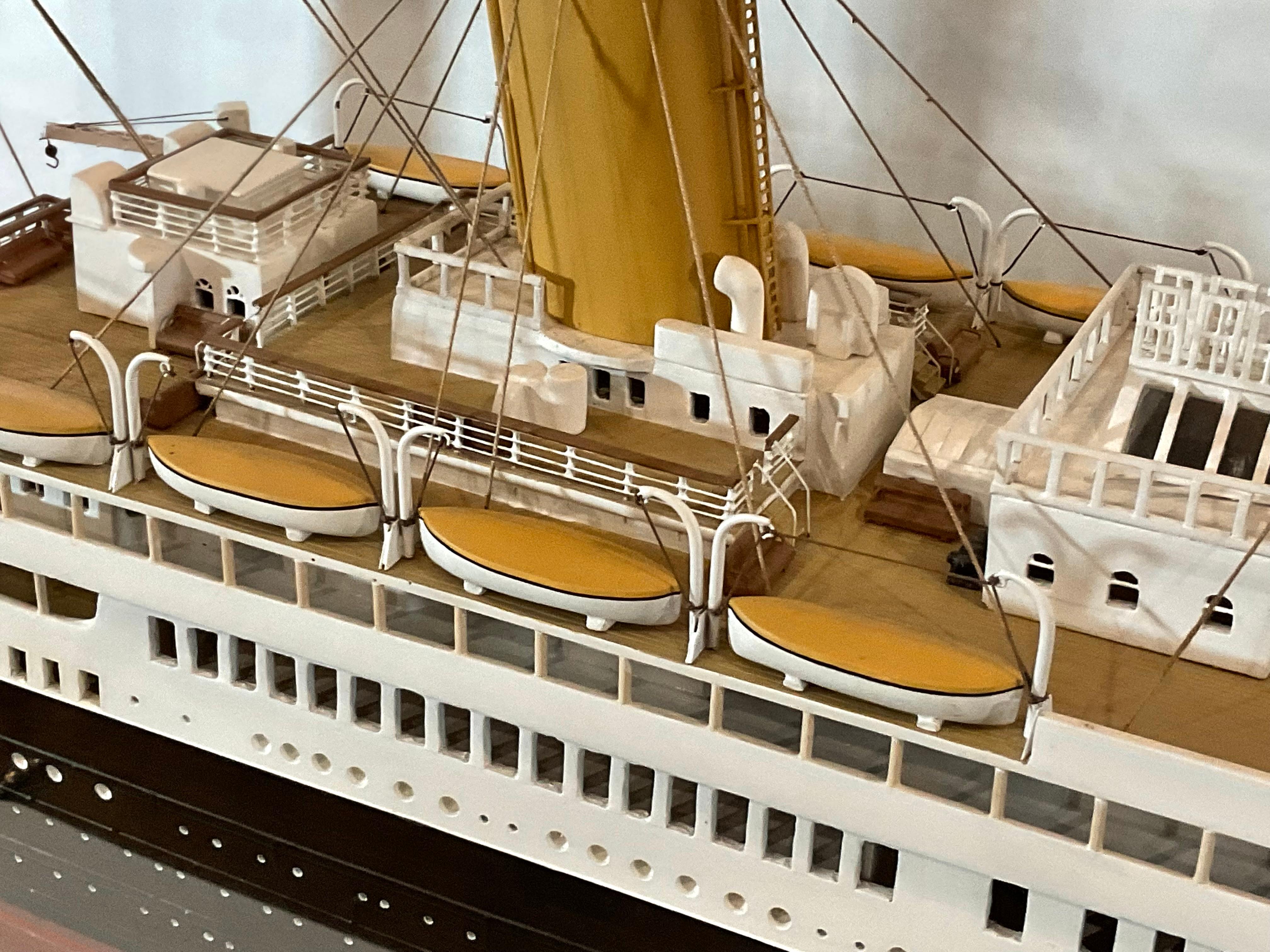 Six Foot Model of the Titanic For Sale 11