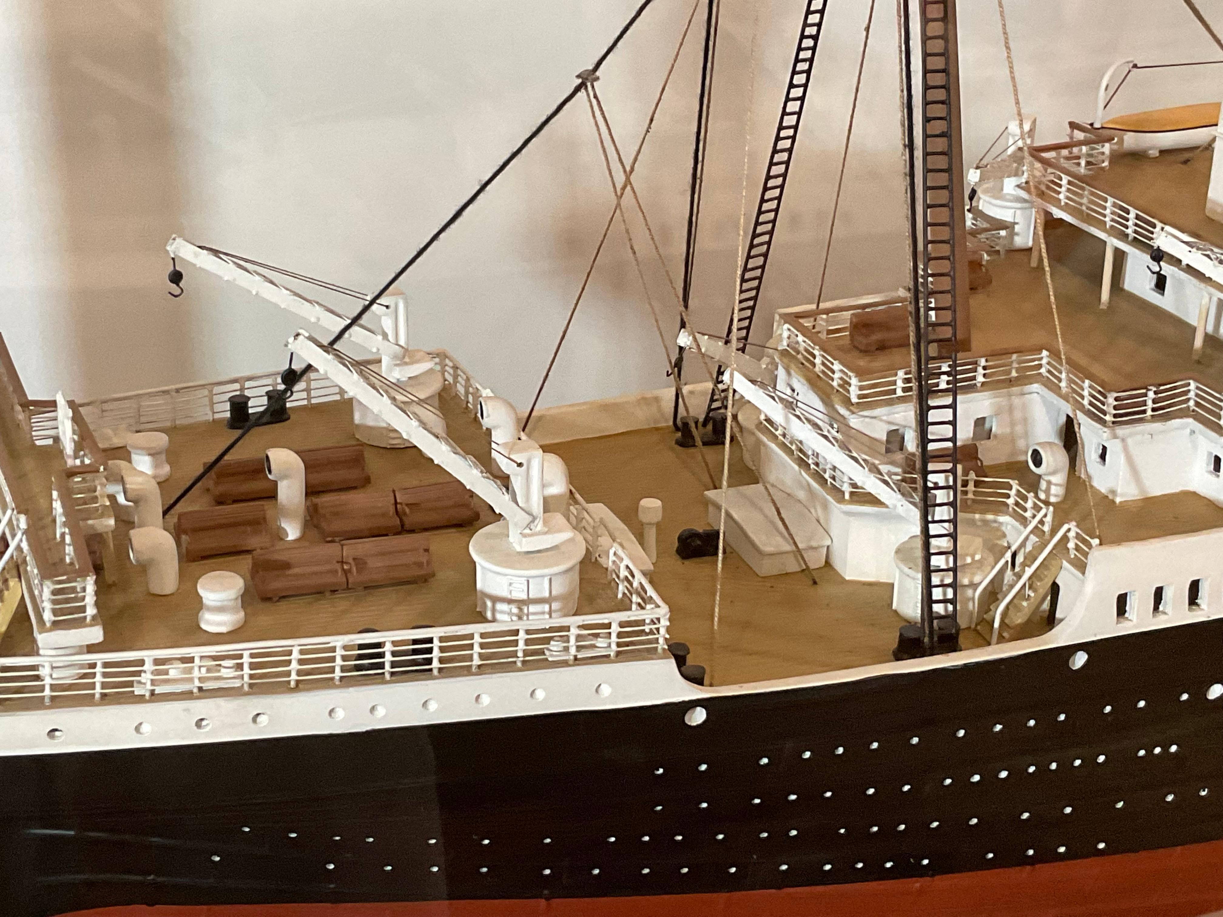 Six Foot Model of the Titanic For Sale 14