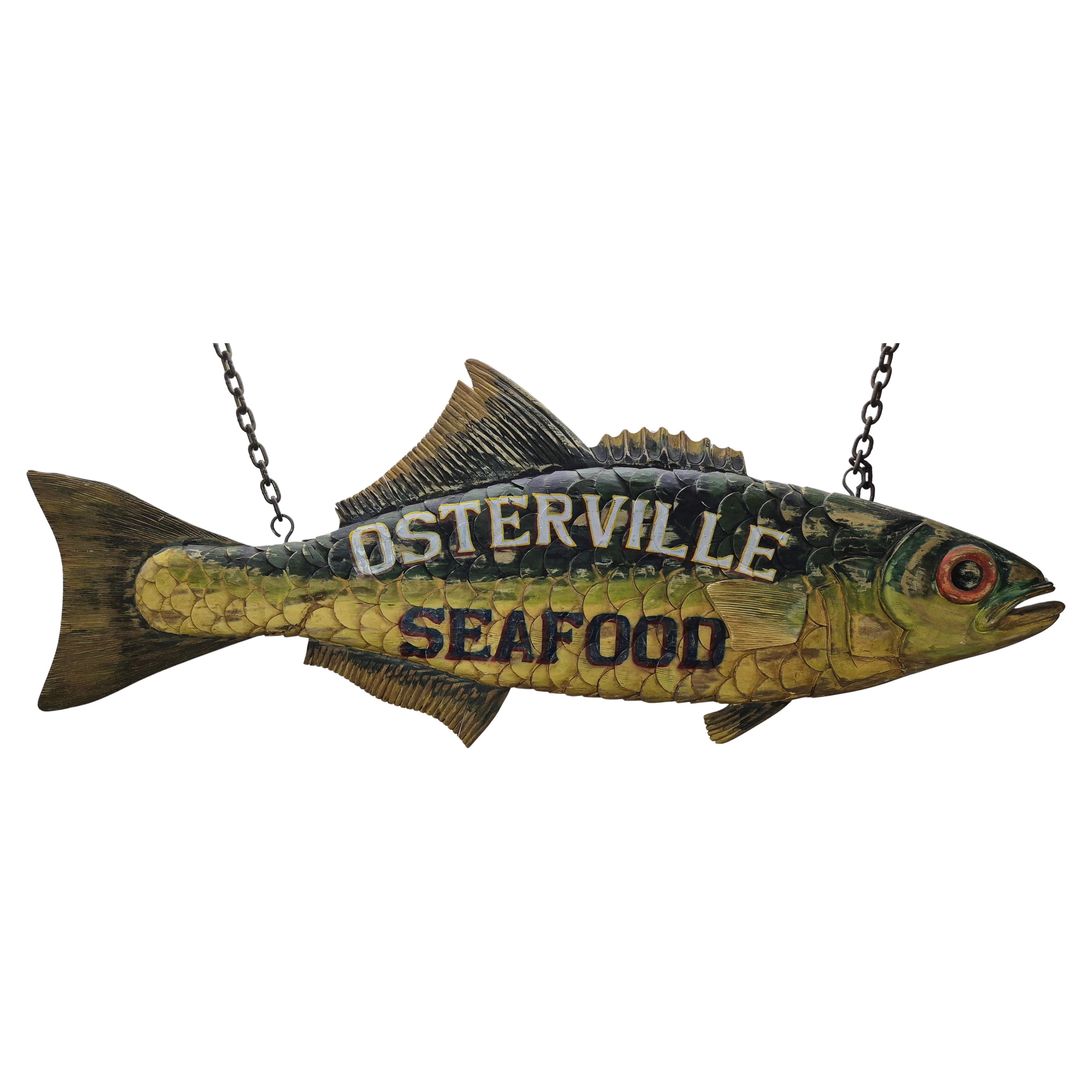 Cartel comercial de dos metros "Osterville Seafood