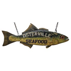 Cartel comercial de dos metros "Osterville Seafood
